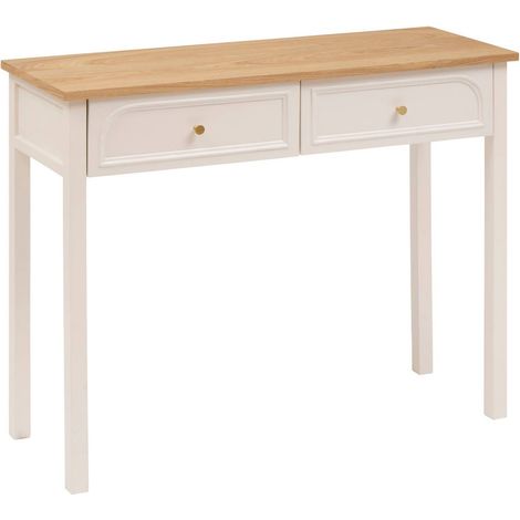 Consolle a 2 cassetti mohea avorio - Atmosphera créateur d'intérieur