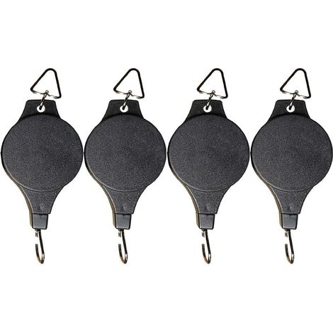 Système de poulie rétractable pour plantes suspendues (1/5)