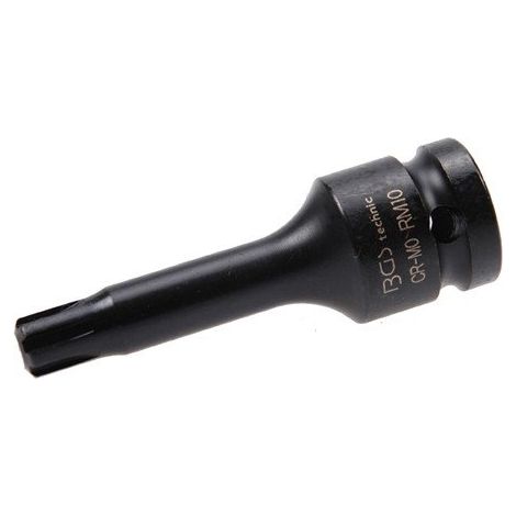 BGS Kraft-Bit-Einsatz Antrieb Innenvierkant 12,5 mm (1/2") Keil-Profil (für RIBE) M10 - 5483-M10