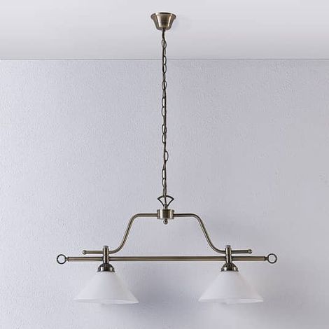 [NEUWERTIG] B-Ware Lindby Glas Pendelleuchte Otis Deckenlampe Hängeleuchte Deko Wohnzimmerleuchte