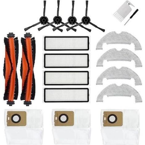 Robot de Balayage Brosse à Rouleau L10Plus Brosse Principale Brosse LatéRale Filtre Sac à PoussièRe Chiffon ACCESSOIRE D’ASPIRATEUR (1/4)