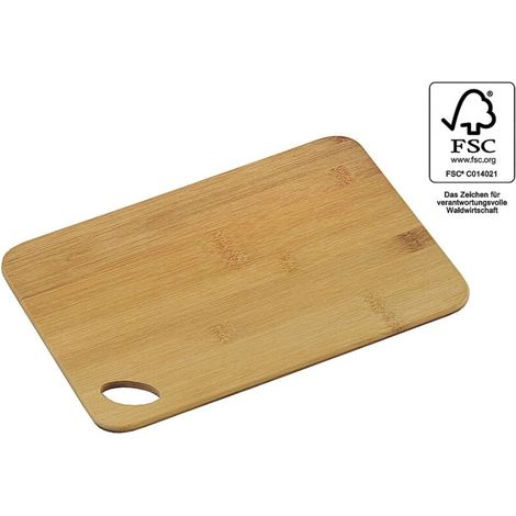 Planche à découper en bambou - Marron - L 30 x l 21 cm - Livraison gratuite