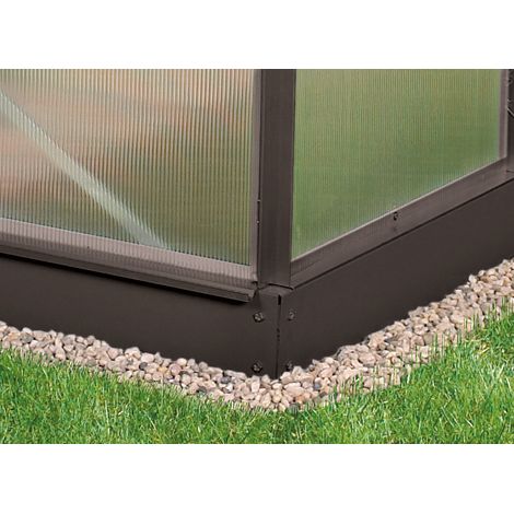 Vitavia Stahlfundament "4400" für Gewächshaus "Calypso", schwarz, 4400 / 228 x 192 x 12,5 cm (1/4)