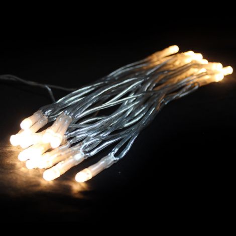 30'er LED Lichterkette transparent-MLK024W
