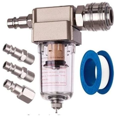 Filtre air comprim, Sparateur deau, Sparateur dhuile, raccord rapide inclus (1/5)
