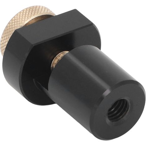19mm chien de banc à vis papillon alliage d'aluminium butée table bois antidérapant bloc limite établi noir (1/5)