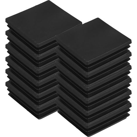 NUOBESTY 100 pièces Bouchons carrés antidérapants en plastique (1/5)