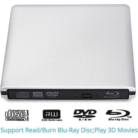 3D Lecteur-Graveur Blu-ray USB 3.0 INAC01064 (1/4)