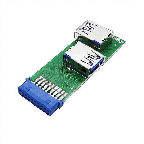 Carte mère femelle 20 broches pour récepteur satellite SK210a, extension de port 1 vers 2, adaptateur USB 3.0 intégré (1/5)