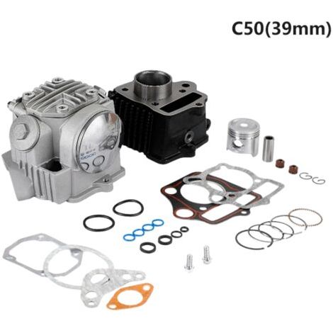 Kit Cylindre Complet 50cc pour Mini Moto Honda - Compatible Z50J, H50, XR50, CRF50 - Cylindre, Piston et Culasse (1/5)