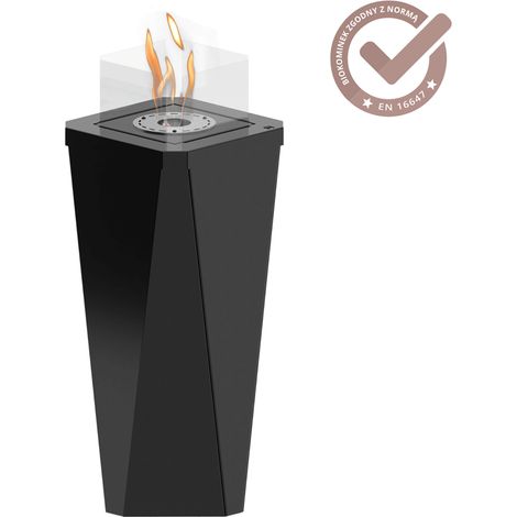 Hitze freistehender Bio-Kamin LESTE Bioethanol Kamin Wärmequelle Standkamin
