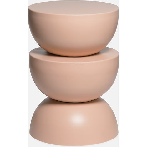 Mesa auxiliar o mesita de metal