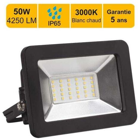 Projecteur LED 50W 4250 LM 3000K IP65 connexion en direct - garantie 5 ans (1/4)