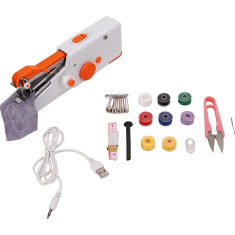 Machine à Coudre Portable Mini Électrique pour Débutants, DIY et Réparations Rapides, Usage Domestique (1/5)