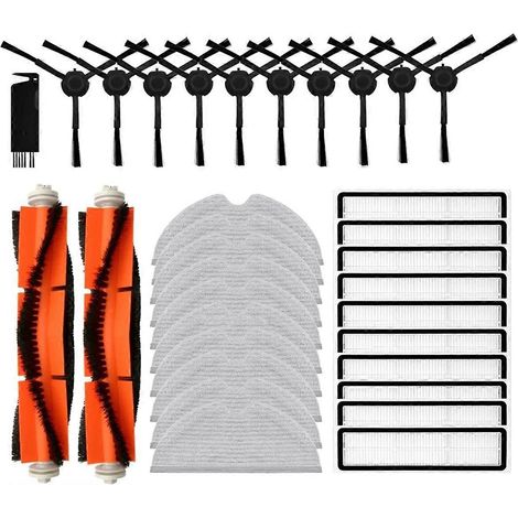 Pièces de rechange pour balai à franges Dreame avec filtre HEPA et brosse latérale principale (1/5)