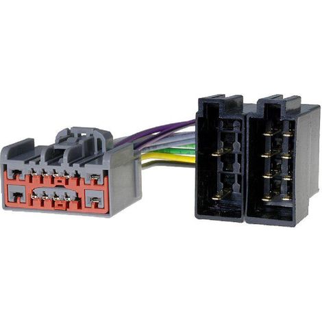 Fiche Autoradio 14PIN vers ISO compatible avec Ford Fiesta Volvo C30 C70 S40 S80 V50 V70 XC70 XC90