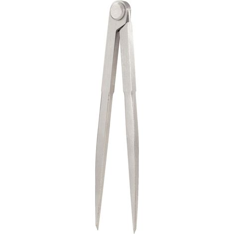 KS Tools 300.0413 Compasso a Punte Fisse Senza Arco di Regolazione, 400 mm