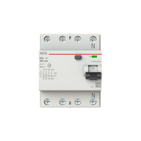 Interrupteur différentiel AEG fn463/a300 63A 300mA