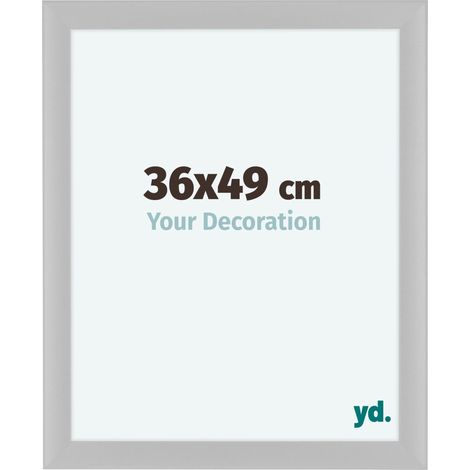 yd. - Cadre photo 36x49 - Blanc Brillant - MDF - Como (1/5)