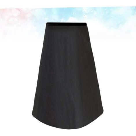 Housse de Protection Noir Étanche Poêle Extérieur Polyester Oxford, Cordons Élastiques, Usage Patio et Jardin, Pliable, Toutes Saisons (1/5)