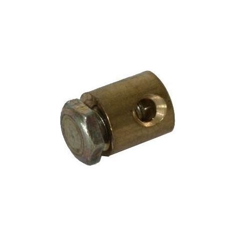 Morsetto blocca cavo acceleratore per decespugliatore con vite esterna 450183
