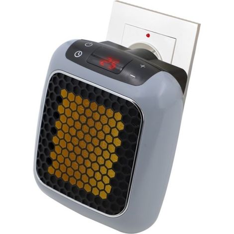 Mini Calefactor de Enchufe con Temperatura Ajustable 800W  Oferta exclusiva