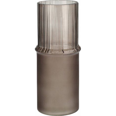 Home Styling Collection Vaso in vetro marrone 25 cm