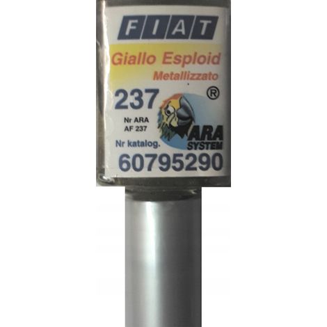 Reparación de arañazos en la pintura del Fiat 237 amarillo esploid 10 ML arasystem (1/5)