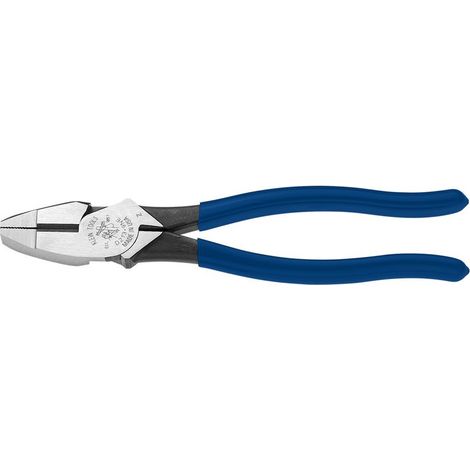 Klein Tools D213-9NE, pinza ad alta leva, 22,9 cm, con potenza di presa maggiore del 46% rispetto ad altre pinze Klein Tools D213-9NE, blu/argento (1/4)