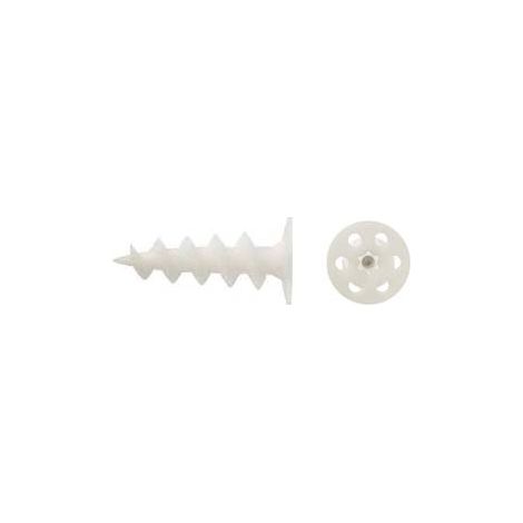 TASSELLO PER FISSAGGI SU PANNELLI ISOLANTI AUTOPERFORANTE FOX- - ø mm.25x50 - spessore fissaggio mm.30 - 50 blister FRIULSIDER