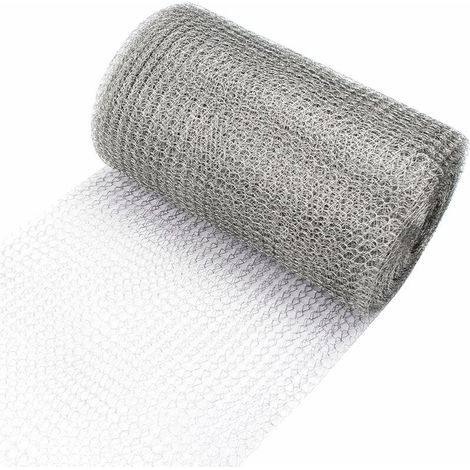 Nagetiersicheres Metallgewebe – Edelstahlgewebe 304 – Maschenweite 5 mm – 9 m x 12,7 cm – Für Lüftungskanäle, Türen, Fenster und Gärten – 1 Rolle (1/5)