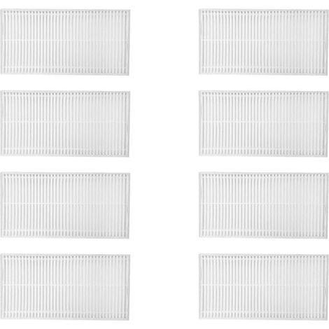 Lot de 8 filtres HEPA de rechange pour robot aspirateur compatible avec balayeuse Eureka E10S (1/4)
