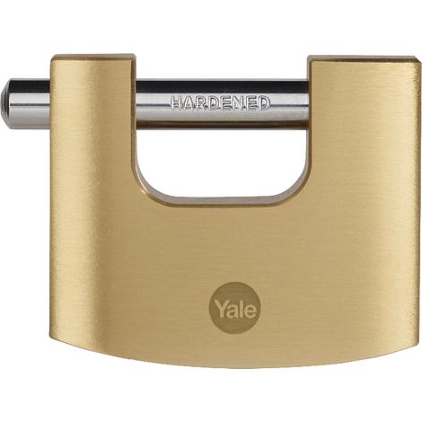 Cadenas de sécurité en laiton YALE Y114B/70/113/1 - anse acier cémenté - 3 clés (1/4)