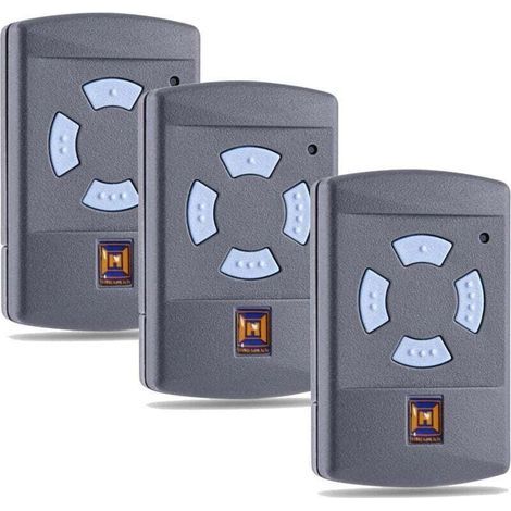 Bardusch – Télécommande de garage HSM4 868 MHz – 4 canaux – Compatible Hörmann boutons bleus – Portée 30 m – Pile incluse – 3 émetteurs portatifs (1/5)