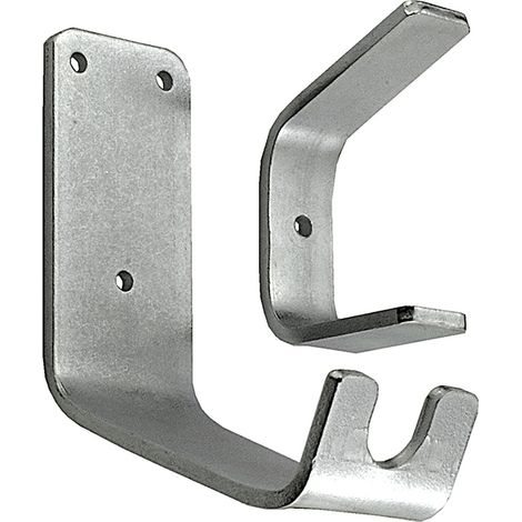 Ganci/staffe a parete per bici, zincati 50 x 105 x 115 x 40 mm.