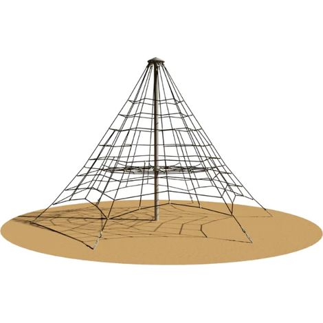 Araignée d&039escalade 1205 Pyramide de cordes pour aire de jeux 530x359hcm souterrain - 1 Kg