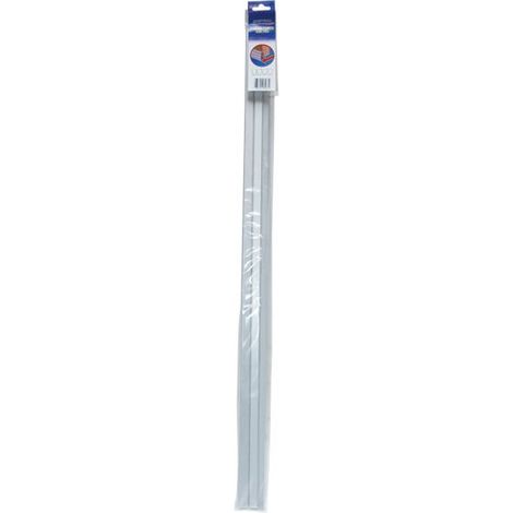 Bas De Porte à Clips 103cm Anodisé Argent - Mistral (1/2)