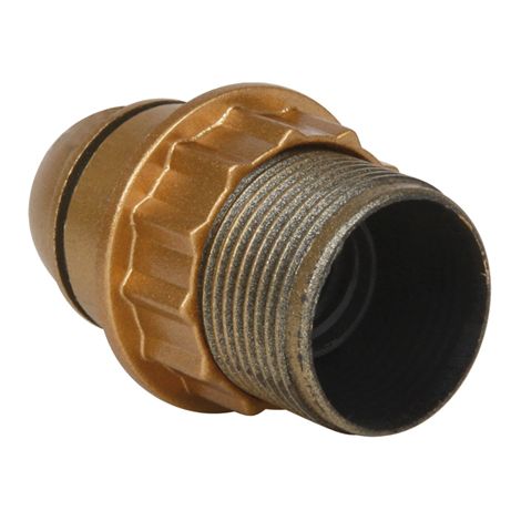 DEBFLEX - DOUILLE E14 1/2 FILETEE PLASTIQUE OR - 712560