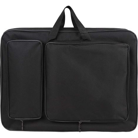 Sac fourre-tout de stockage d'œuvres d'art portable étanche (noir) (1/4)