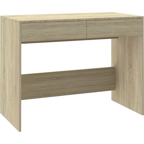 Maison Exclusive - Schreibtisch Sonoma-Eiche 101x50x76,5 cm Holzw (1/5)