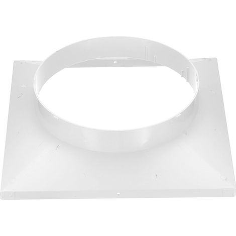 13" To 10" Raccord De Conduit Bride Plastique Blanc (1/5)