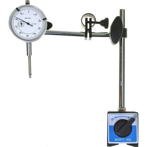 Base Mgnetica Snodabile Comparatore Centesimale Orologio 0-10mm Supporto Tornio