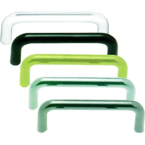 Maniglie per mobili rettangolari fisse in zama - Specifiche: interfori mm 64 colore oro lucido - 10 pz