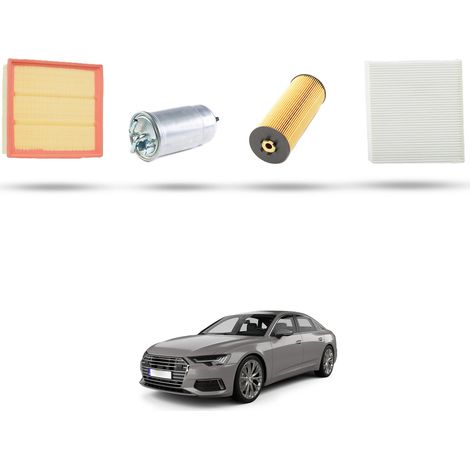 Kit Tagliando 4 filtri compatibile con Audi A6 (C5) 2.5 tdi v6 114kw dal 2001 (1/5)