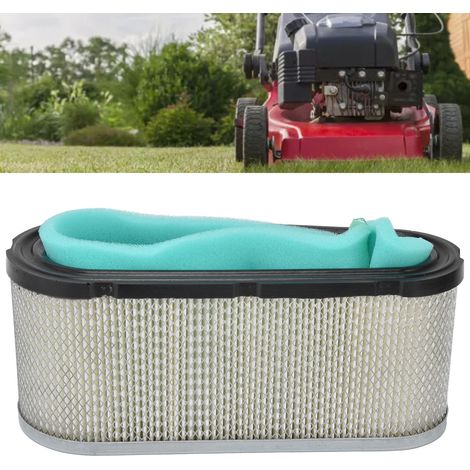 Filtre à air compatible avec les modèles B&S496894S et 698183, pour tondeuses à gazon de 12,5 à 17 CV (5053K). Accessoires inclus : filtre à air. (1/5)
