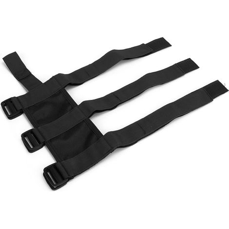 Support de fixation pour extincteur auto, sangle réglable en noir, adaptable Jeep Wrangler/Gladiator, ceinture de maintien robuste pour véhicule. (1/3)
