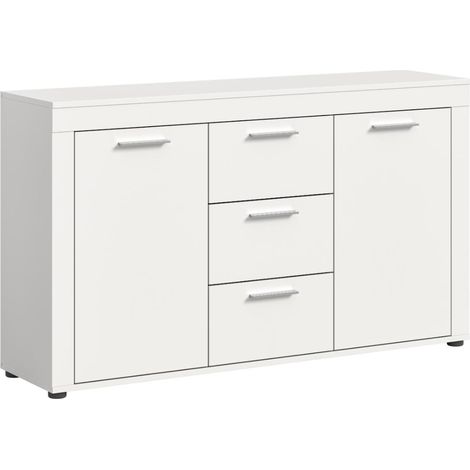 Jam Sideboard 2 Türen, 3 Schubladen weiß.