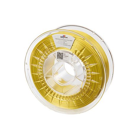 Spectrum FILAMENTS Spectrum Filaments 3D Filament PLA Silk 1.75mm Unmellow Yellow Gelb 1kg (80267)