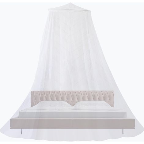 Moustiquaire Lit Grande pour Lit Bébé, moustiquaire pour intérieur ou extérieur, Adapté pour Lit Bébé,Blanc (1/5)