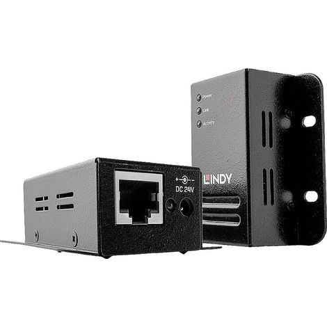 Lindy 42680 moltiplicatore di rete Ricevitore e trasmettitore di rete Nero (1/4)
